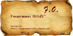 Feuermann Ottó névjegykártya